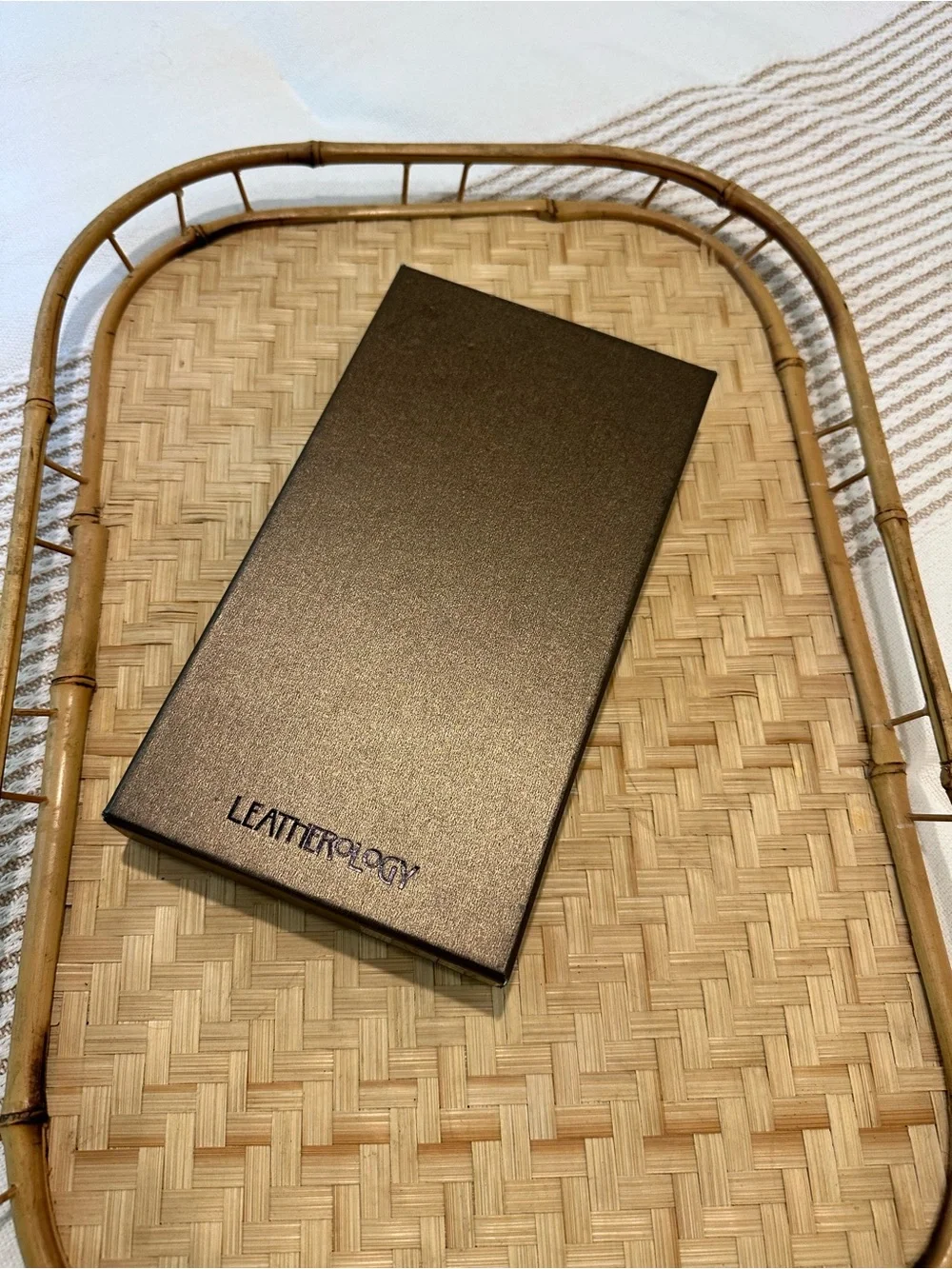 Leatherology Black Leather Document & Card Holder Wallet (w/ DWE emboss)